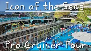 Icon of the Seas Tour | Icon Class Full Walkthrough With Cruise Tips From a Full-Time Cruiser #icon