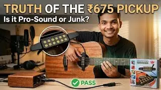 Clear Sound, Low Price! 🎸 Best Acoustic Guitar Pickup Under ₹700