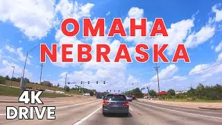 Omaha -Nebraska -180th Street Drive Tour in 4K | Most Beautiful Highway Drive in USA