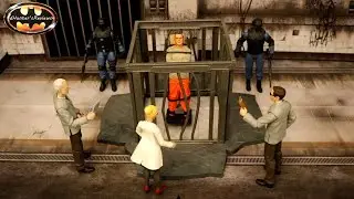 Extreme Sets Arkham Asylum 2.0 Cardboard Pop Up Diorama 1:12 6-7 inch scale Batman Figure Review
