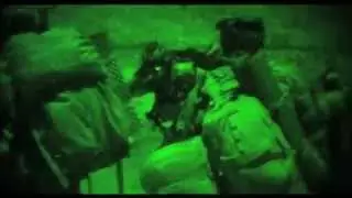 U.S. Special Forces Alongside Afghan National Army Commandos Raid Compound
