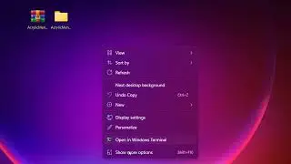 Как включить прозрачный эффект в любом контекстном меню в Windows 11