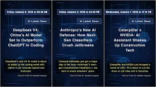 AI Tech News: Sunday, January 11, 2026 at 04:17 AM #QixNewsAI
