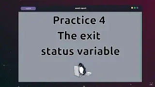 Practice 4: The exit Status variable