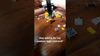 custom Lego Concorde! any advice? #lego #january20th