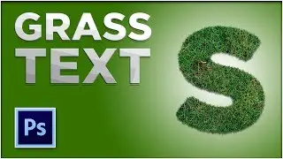 Realistic Grass Text Effect Photoshop Tutorial 2020 | PG Sazzad