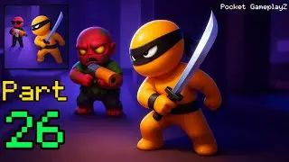Stealth Master - Gameplay Walkthrough Part 26 - Wipe Out All Zombies (iOS, Android)