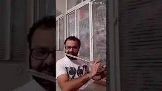 Gulabi aankhe played on silver flute