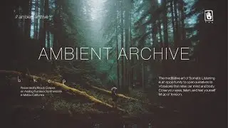Ambient Archive // Relaxing Drone Ambient Somatic Listening Music for Sleep, Meditation & Locking In
