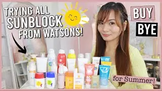 THE BEST SUNBLOCK you need for SUMMER!! ☀️
