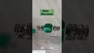 Shop Customise Your Dream Ring - Three Stone Diamond & emerald Engagement bridal Ring ideas