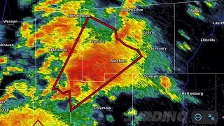 EAS Recreation - TORNADO EMERGENCY for Bassfield/Prentiss, MS! (March 15, 2025)