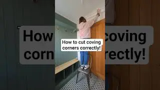 How to cut coving #diy #home #diyprojects #coving