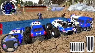 Juegos De Carros - Police Monster Truck Racing Offroad #1 - Offroad Outlaws Android GamePlay [FHD]