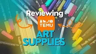 Cheap Acrylic Markers?! | TEMU Review