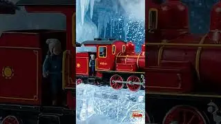 Steam Train Ice Cave Journey for Kids #train #miniature #adventure