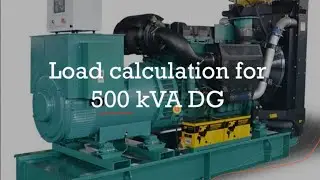 500 KVA DG Set Full Load Current Calculation|KVA Convert Amp