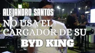 Alejandro Santos, due&ntilde;o de un BYD King quien no tiene la instalaci&oacute;n de carga