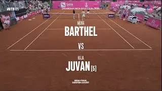 Mona Barthel (GER) vs Kaja Juvan (SLO) - Game, Set and Match Point