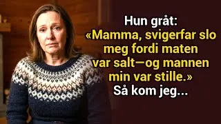 Datteren min gråt: “Mamma, svigerfar slo meg for salt mat.” Mannen hennes sa ingenting — så grep jeg