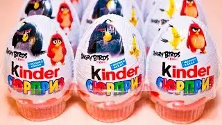 Kinder Surprise Angry Birds Movie 2016 in Russian