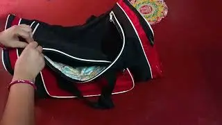 Big size  tribal bag ready ( short video)