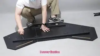 How to fix Carbon Fiber Wing-Shaped Super Large Home Computer Desktop Table