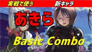 SFV あきら 実用コンボ STREET FIGHTER V CE AKIRA BASIC COMBOS VIDEO