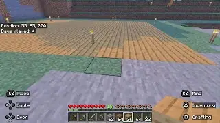Starting to build my home with lots and lots of wood... Shadow's Survival World Part 4 - Minecraft
