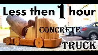 Less then 1 Hour CONCRETE TRUCK from a rolling pin