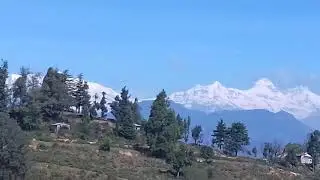 HIMALYAS VIEW FROM CHOUKORI UTTRAKHAND