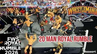 FWS Royal rumble 2026 action figure match!