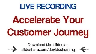Accelerate Your Customer Journey Live at Small Business Forum