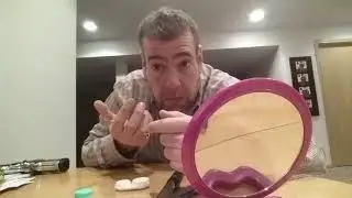 FRUSTRATED MAN VS CONTACTS.. The struggle is real