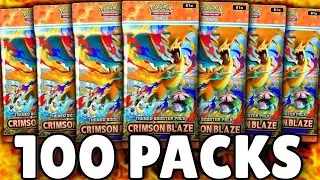 Открываем 100 пачек Crimson Blaze! | Распаковка Pokémon TCG Pocket Pack