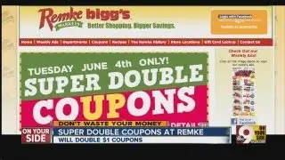 Super Double Coupons at Remke
