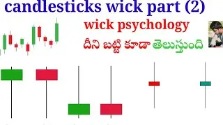 Candlesticks patterns psychology  wick part (2) #technicalanalysis #candle wick decide strength