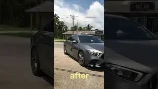 mercedes A250 W177 mountain grey convert A45 body kit