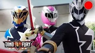 🔴 Power Rangers f&uuml;r Kinder LIVE | Dino Fury | Serie f&uuml;r Kinder