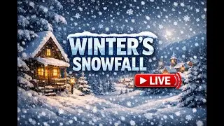 live HOURS OF WINTER WONDERLAND - SNOW 4K ❄️Winter Magic & Relaxing Music for Stress Relief #snow
