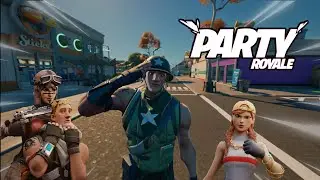 Emote Battle using the rare Munitions Major Skin in Party Royale