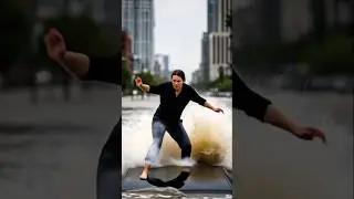 A Woman&rsquo;s Fight to Escape the Flood but Failed #FloodedCity #WomenInCrisis #StruggleForSurvival