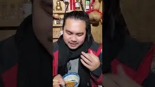 Eating Natto Fermented Japanese Soybeans