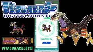 DIGIMON Vital Bracelet BE - GINRYUMON || BEMemory Ryudamon DiM Log 10