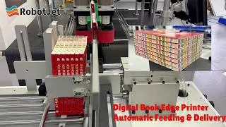 Automatic Book Edge Printing Machine, Automatic Feeding and Delievery