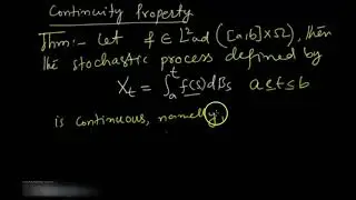 Check Out This Continuity Property of Ito Integral also | Sto0chastic Calculus | Stochastic Integral