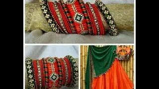 PARTY WEAR  SILK THREAD  BANGLES  DESIGNS  COLLECTION  FORU