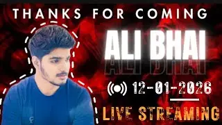 𝘼𝙡𝙞 𝙗𝙝𝙖𝙞 is live thanks for coming ❤️