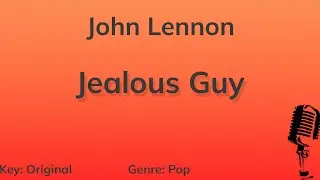 Jealous Guy - John Lennon (Piano Karaoke)