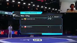 Navea vs Colombia Mundial Taekwondo Wuxi 2025